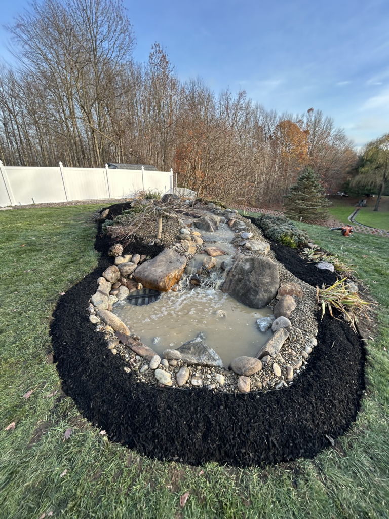 Sewell Backyard Pond & Waterfall Renovation