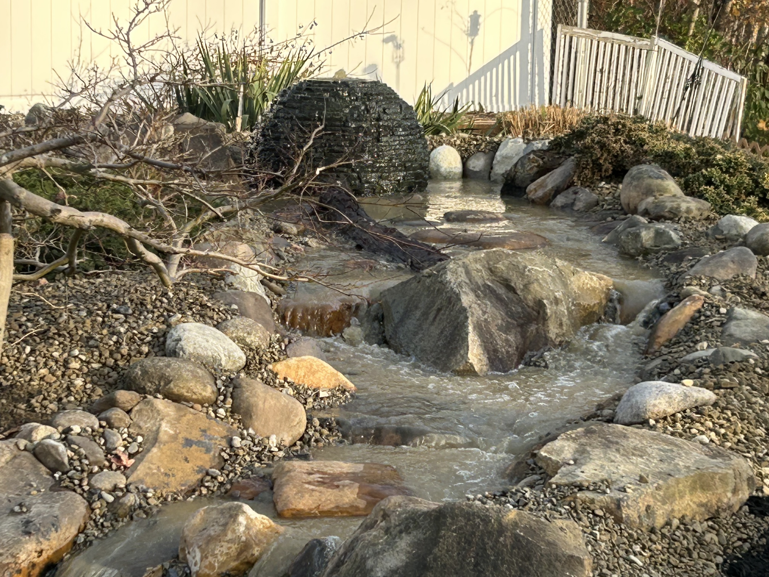 Sewell Backyard Pond & Waterfall Renovation